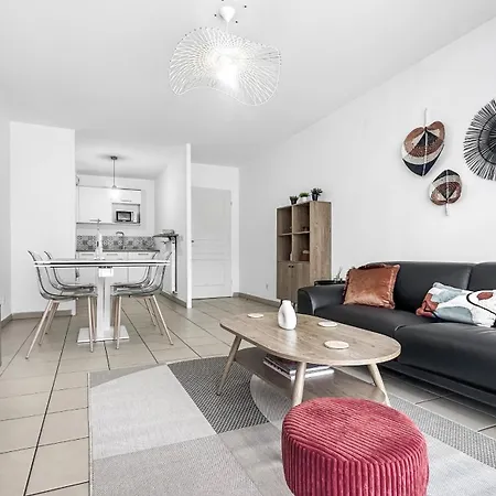 Homey Coloc Dolce - Proche Gare Et Tram, Balcon, Wifi * 앵빌리